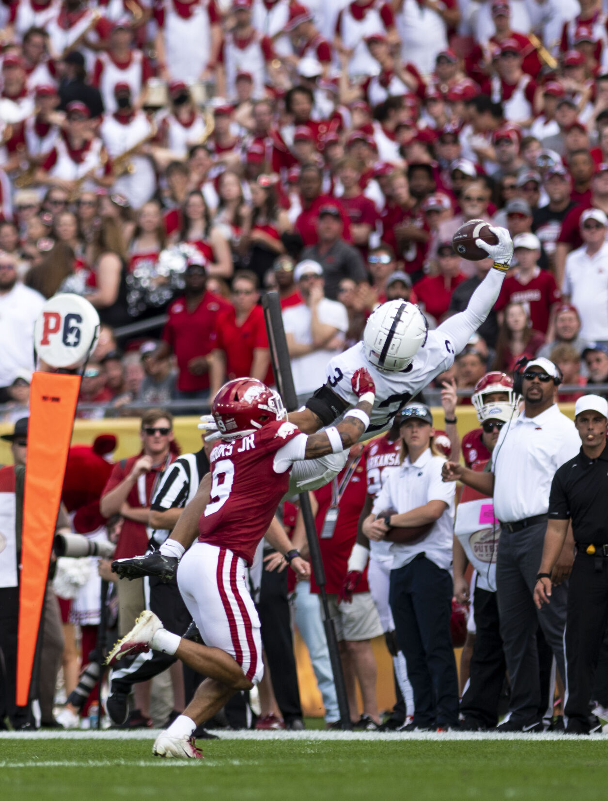 Outback Bowl 2022, Washington (3) one-handed catch